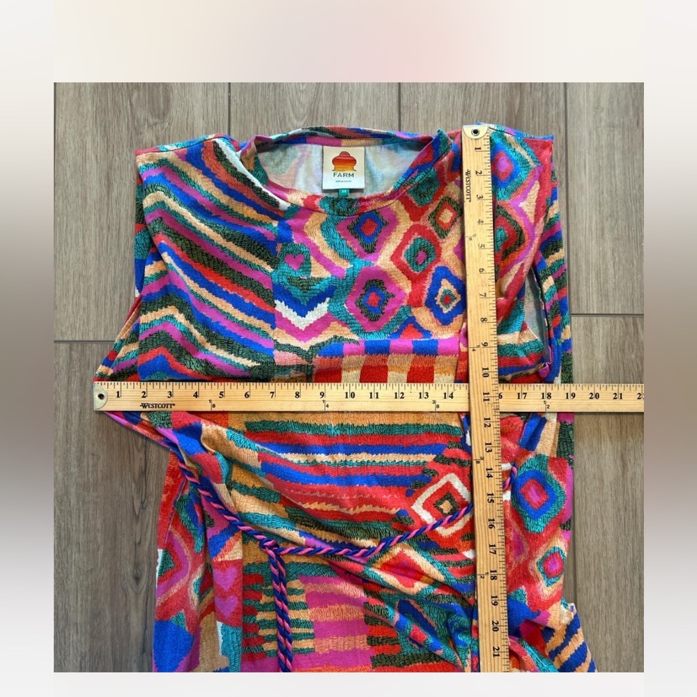 FARM Rio Multicolor Geometric Midi Dress - Picture 7 of 7